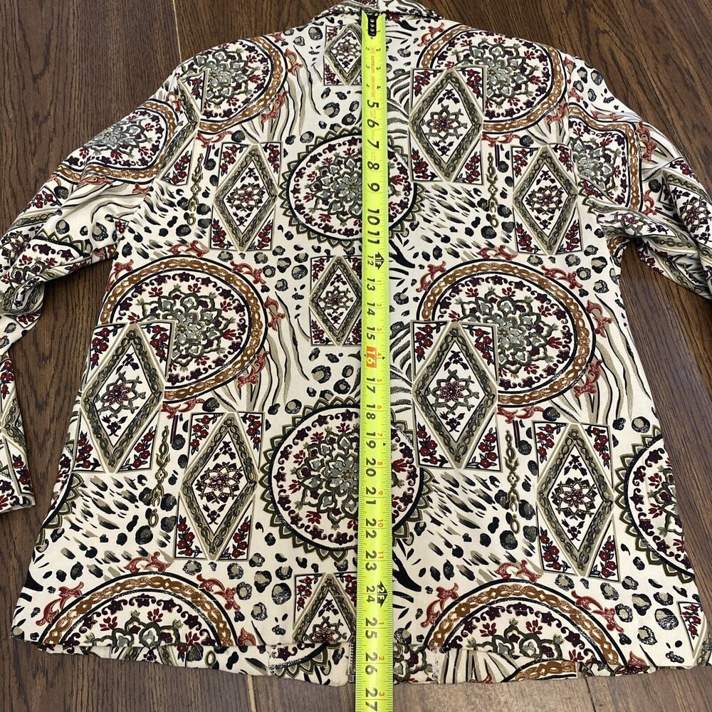G.W. Of Graff Jacket Women’s Size M Medium Quilted Light Zip Up Floral Pockets - Picture 15 of 15